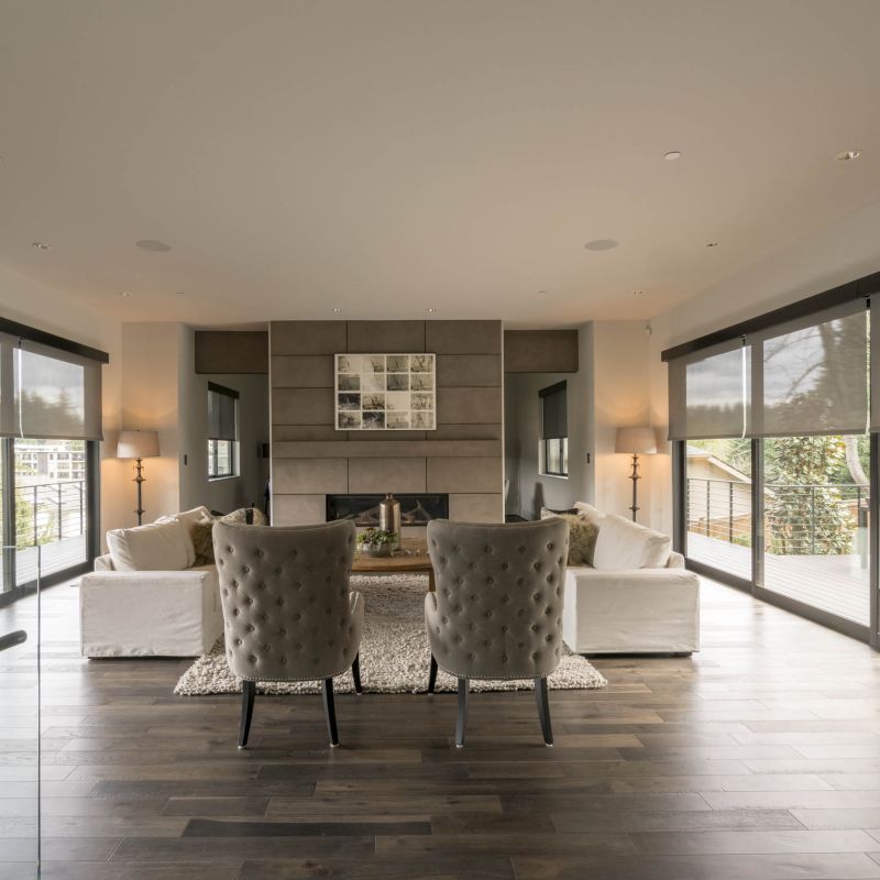 home interior motorized shades