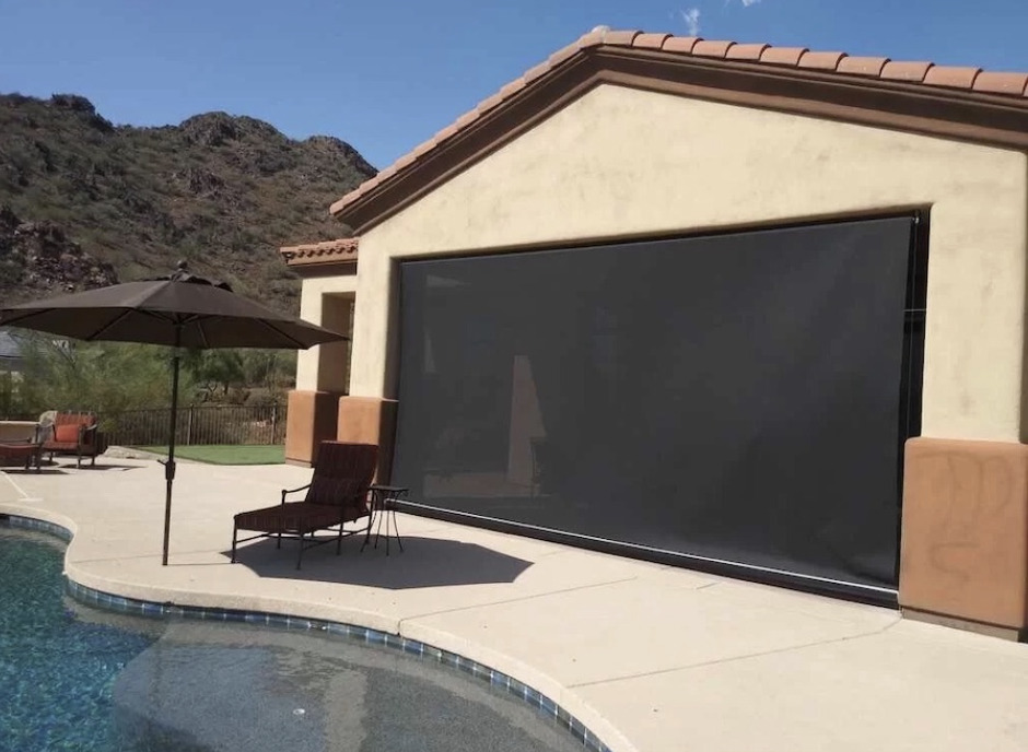Holiday Comfort with Motorized Patio Screens